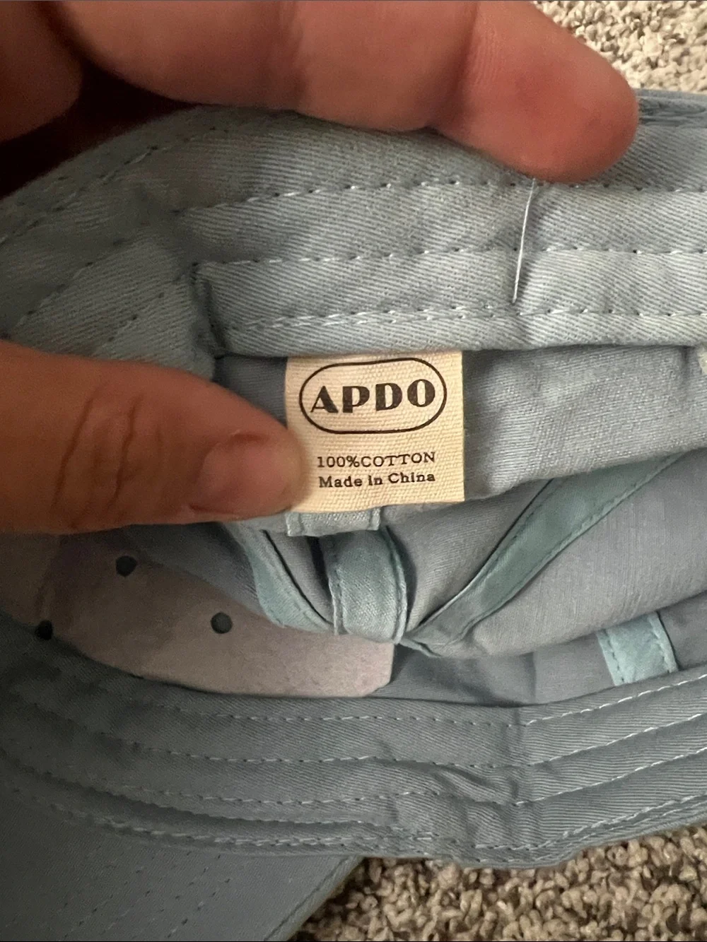 Australia Embroidered Light Blue Kids Cap